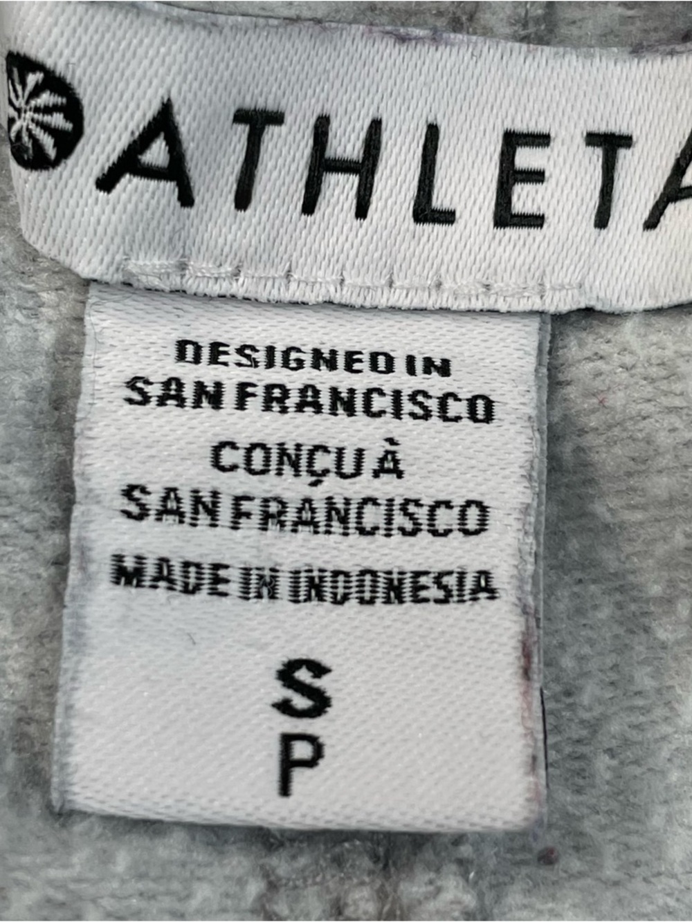 Athleta Apollo Sweater Gray Pockets Small Mockneck Preppy Lounge - Picture 4 of 11